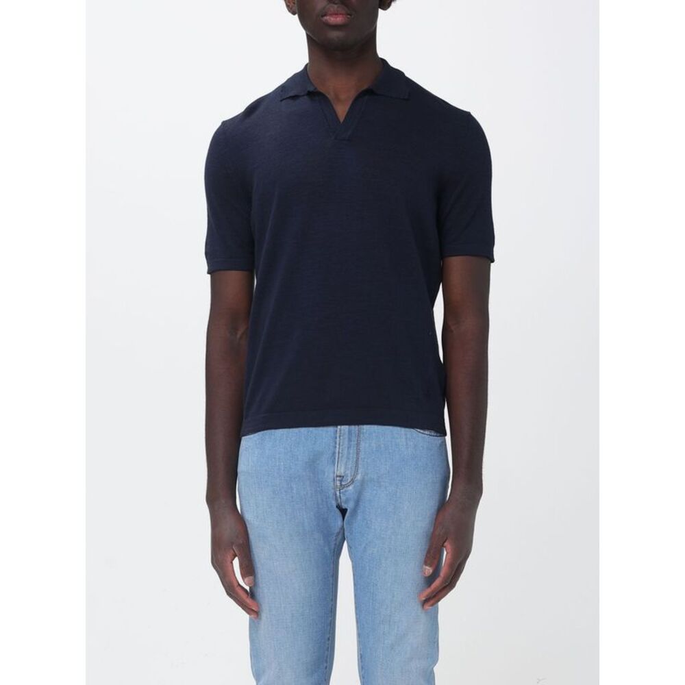 Brooksfield Polo Shirt Men Navy